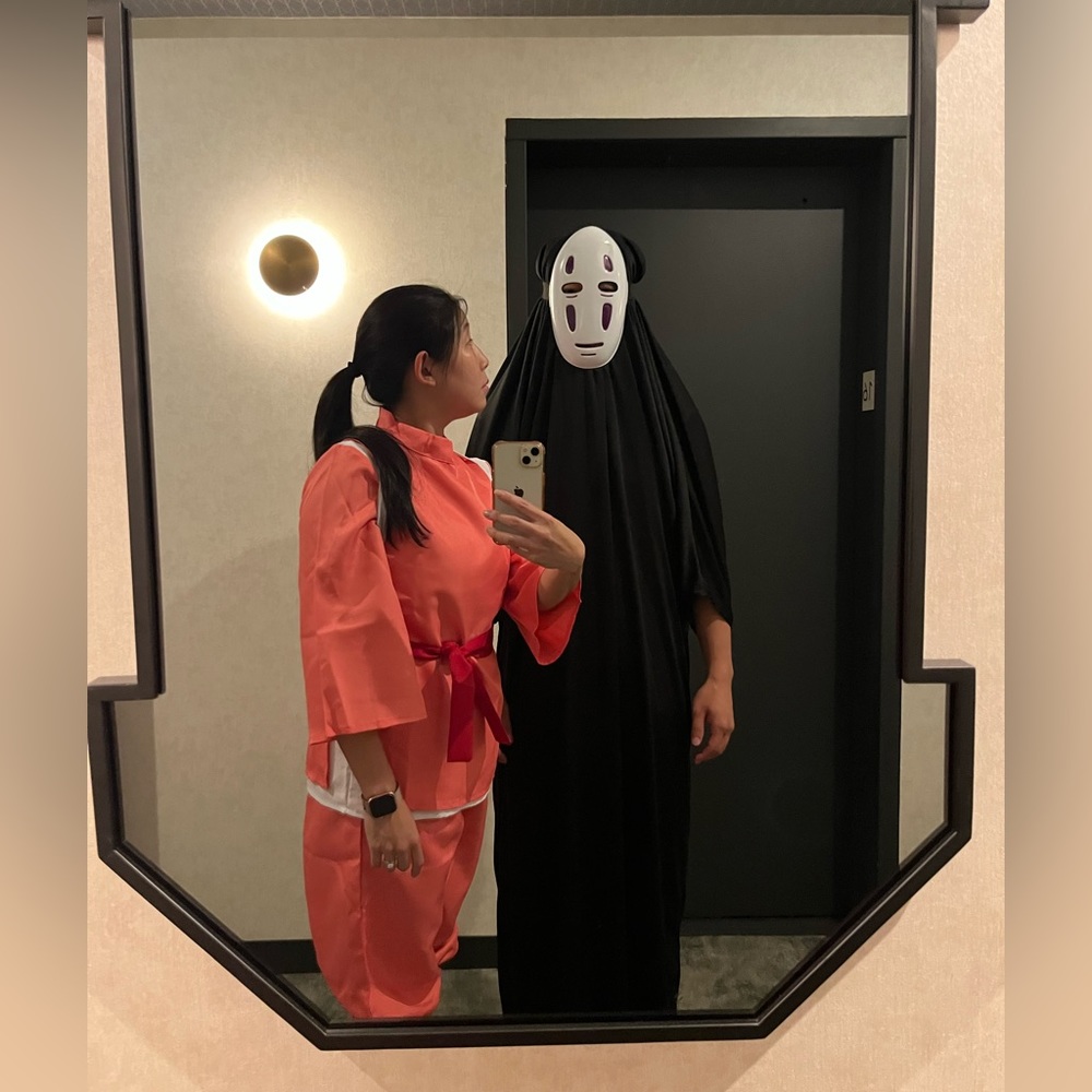 Spirited Away Couple Costume: Chihiro & No Face